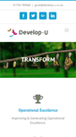 Mobile Screenshot of develop-u.co.uk